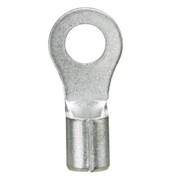 Panduit 18-14 AWG Non-Insulated Ring Terminal 3/8" Stud PK100, Max. Voltage: 2000V P14-38R-C